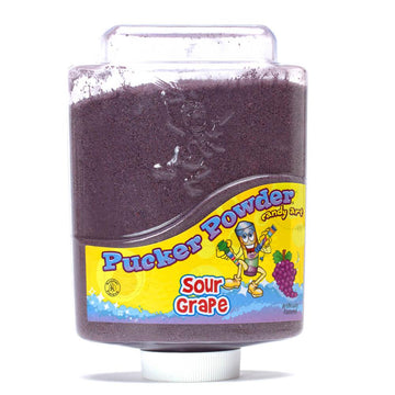Pucker Powder - Sour Grape: 9-Ounce Bottle - Candy Warehouse
