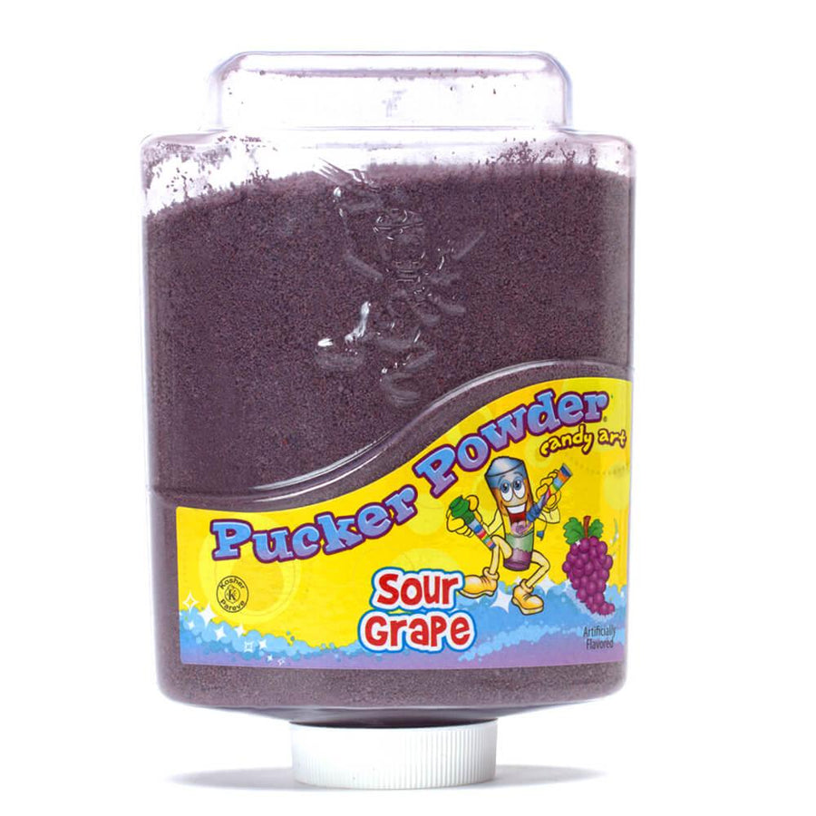 Pucker Powder - Sour Grape: 9-Ounce Bottle - Candy Warehouse