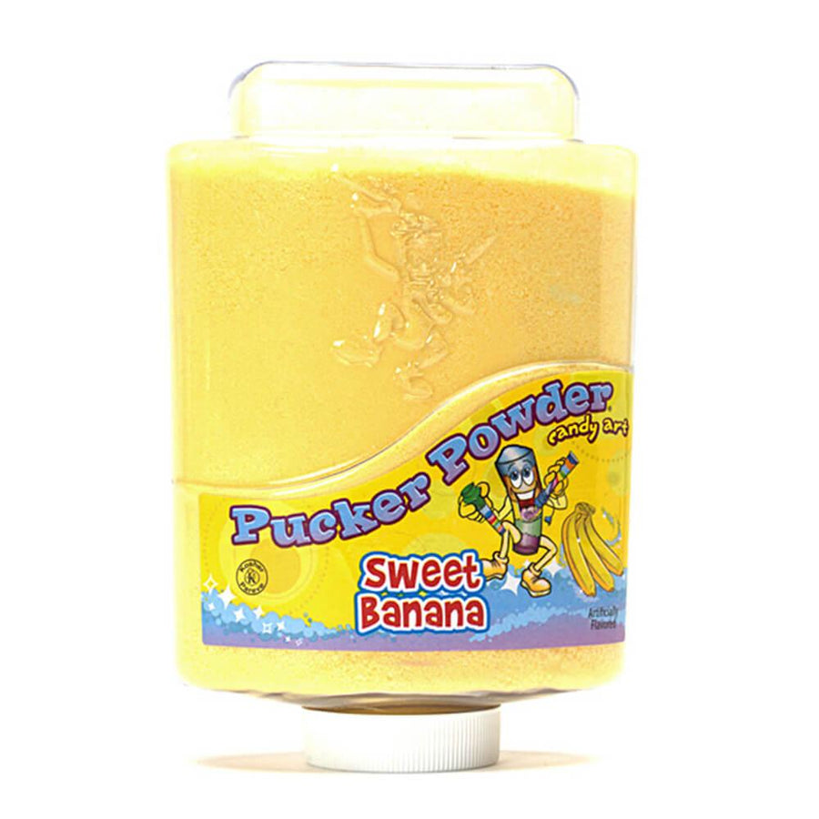Pucker Powder - Sweet Banana: 9-Ounce Bottle - Candy Warehouse