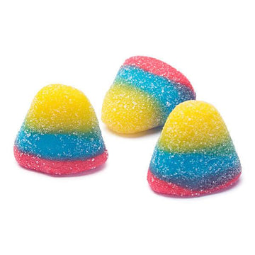 Pufflettes Gummy Bites - Tropical Rainbow: 1KG Bag - Candy Warehouse
