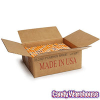 Pumpkin Spice Hard Candy Sticks: 100-Piece Box - Candy Warehouse