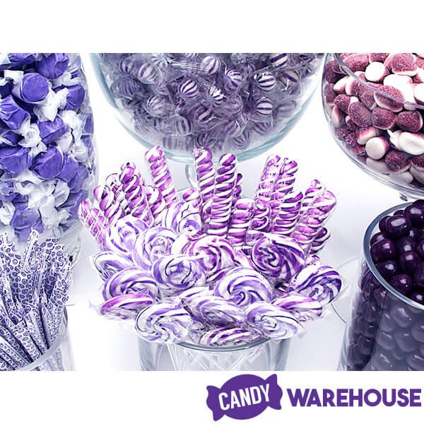 Purple Candy Bar Table Assortment - Candy Warehouse