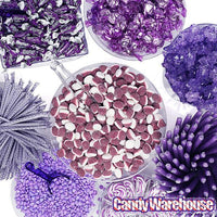 Purple Candy Buffet Kit: 25 to 50 Guests - Candy Warehouse