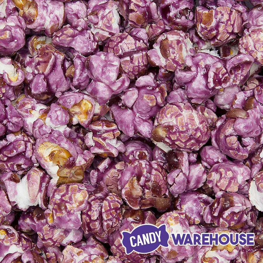 Purple Candy Coated Popcorn - Grape: 1-Gallon Bag - Candy Warehouse