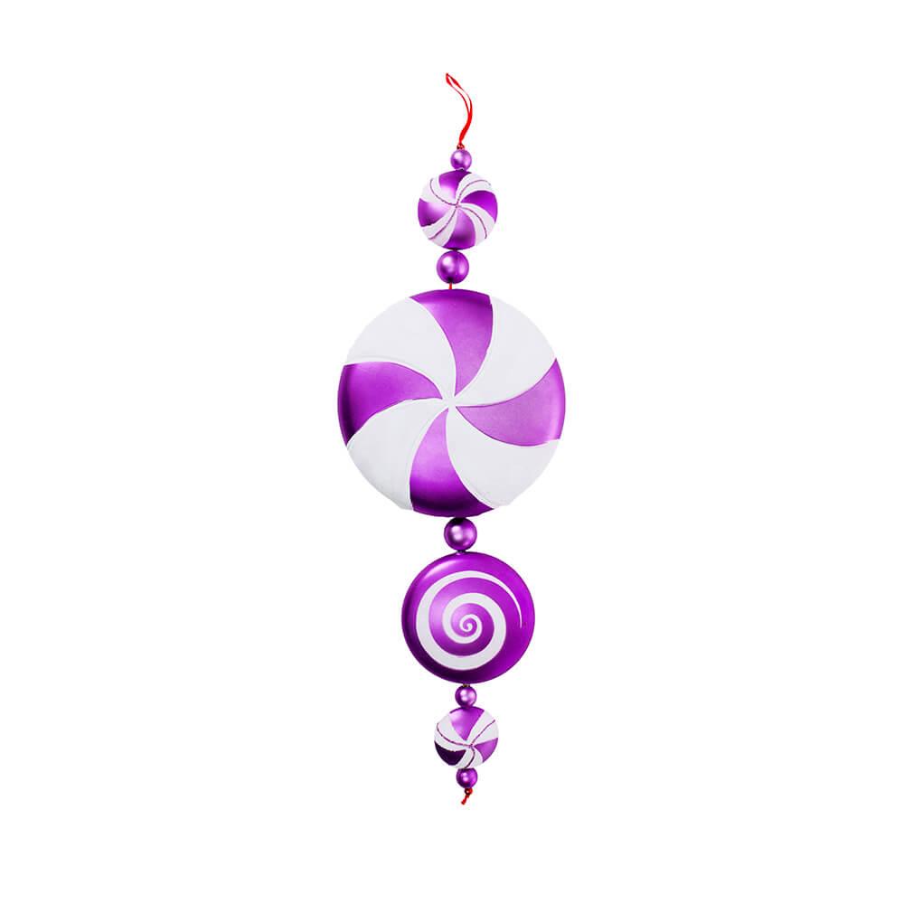 Purple Candy Dangle Ornament - 20 Inch - Candy Warehouse