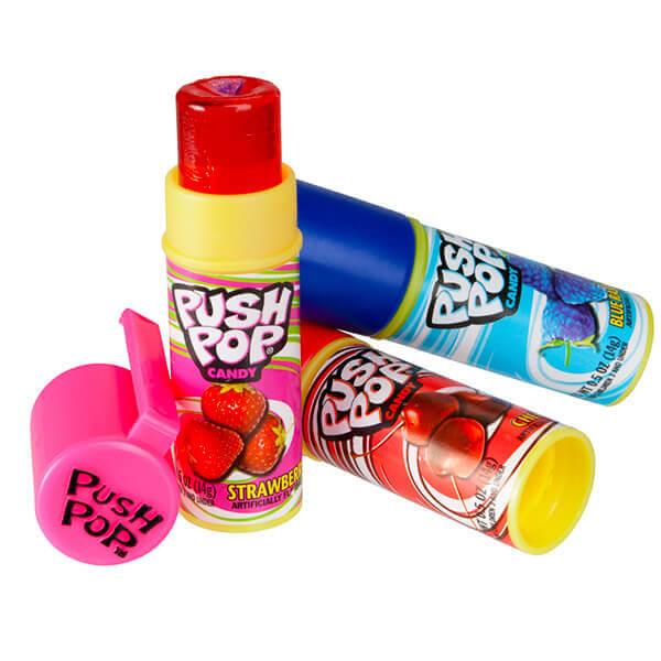 Push Pop Candy: 24-Piece Box - Candy Warehouse