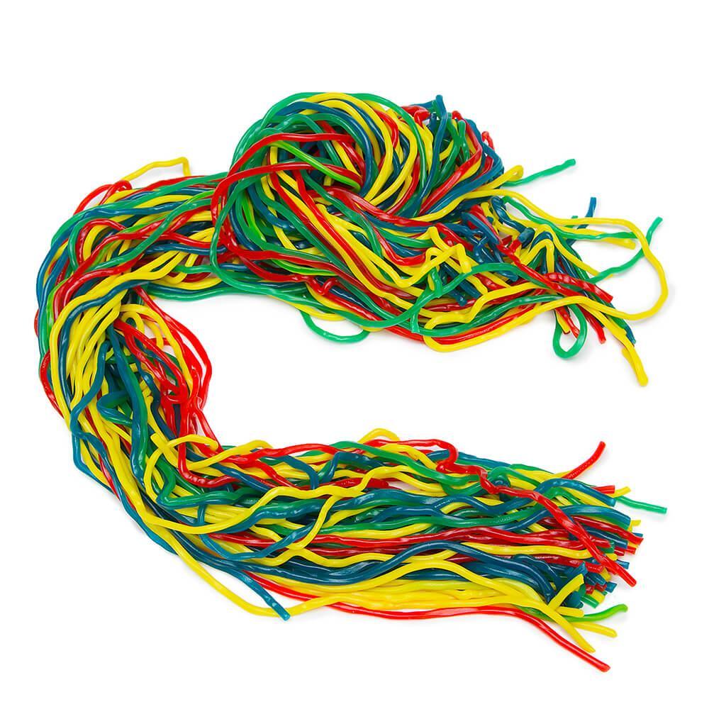 Rainbow Licorice Laces CrEATables Candy Strings: 2LB Bag - Candy Warehouse