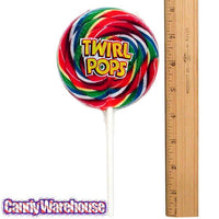 Rainbow Twirl Pops: 18-Piece Display - Candy Warehouse