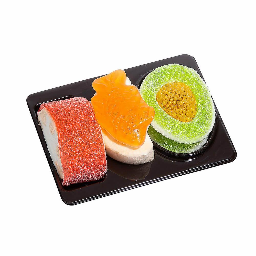 Raindrops Mini Gummy Sushi: 12 Piece Box - Candy Warehouse
