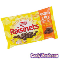 Raisinets Milk Chocolate Raisins Candy Fun Size Packs: 15-Piece Bag - Candy Warehouse