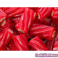 Raspberry Licorice Twists with Chocolate Centers: 6.3-Ounce Bag - Candy Warehouse