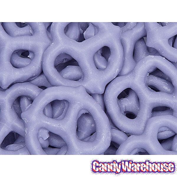 Raspberry Yogurt Covered Mini Pretzels: 9-Ounce Tub - Candy Warehouse