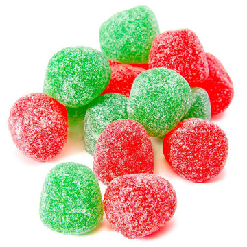 Red and Green Mini Spiced Gumdrops Candy: 5LB Bag - Candy Warehouse
