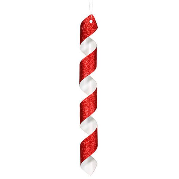 Red Candy Spiral Ornament: 22 Inch - Candy Warehouse