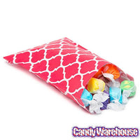 Red Casablanca Pattern Candy Bags: 25-Piece Pack - Candy Warehouse