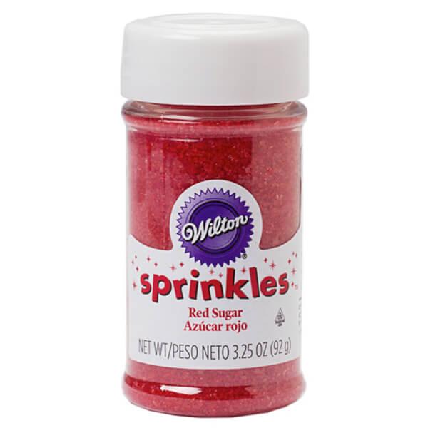 Red Colored Sugar: 3.25-Ounce Bottle - Candy Warehouse