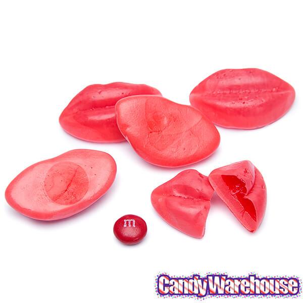 Red Gummy Lips Candy: 1KG Bag - Candy Warehouse