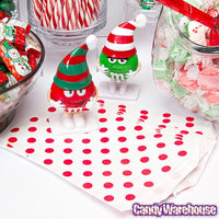 Red Polka Dot Candy Bags: 25-Piece Pack - Candy Warehouse