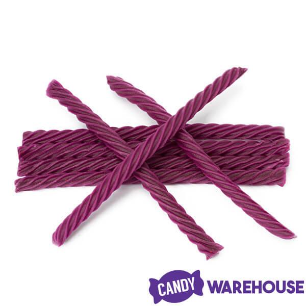 Red Vines Grape Licorice Twists 5-Ounce Packs: 12-Piece Box - Candy Warehouse