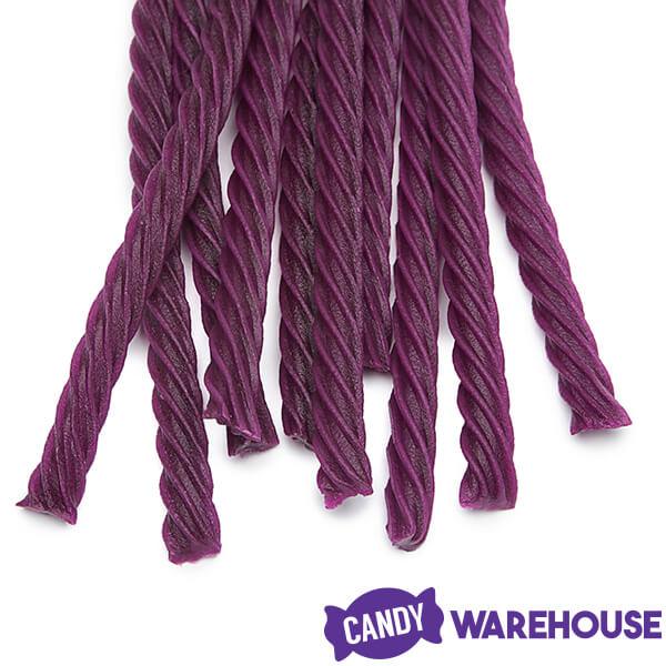 Red Vines Grape Licorice Twists 5-Ounce Packs: 12-Piece Box - Candy Warehouse