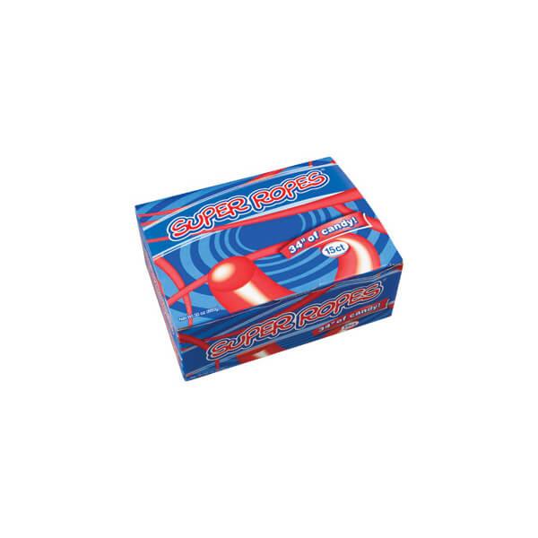 Red Vines Super Ropes Red Licorice Candy: 15-Piece Box - Candy Warehouse