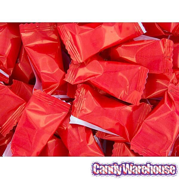 Red Wrapped Buttermint Creams: 300-Piece Case - Candy Warehouse