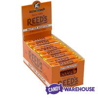 Reed's Hard Candy Rolls - Butterscotch: 24-Piece Box - Candy Warehouse