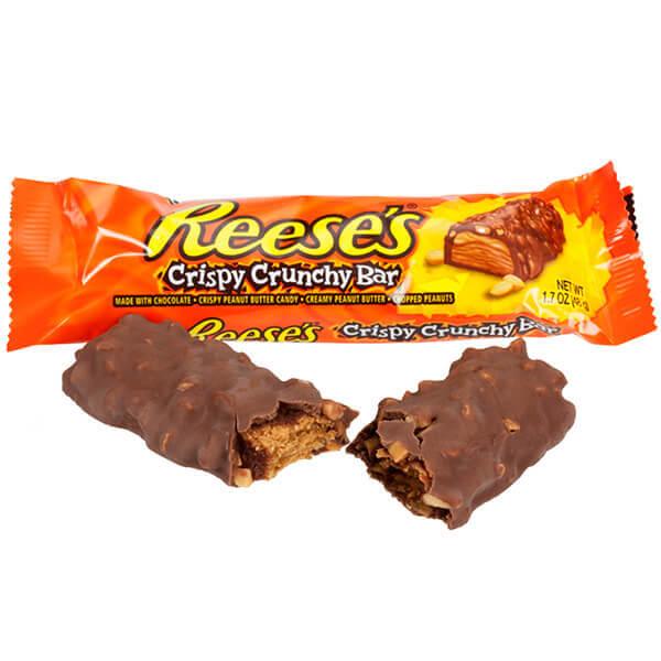 Reese's Crispy Crunchy Candy Bars: 18-Piece Box - Candy Warehouse