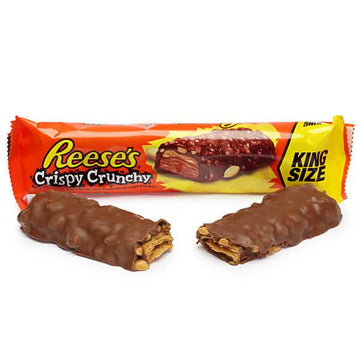 Reese's Crispy Crunchy King Size Candy Bars: 18-Piece Box - Candy Warehouse