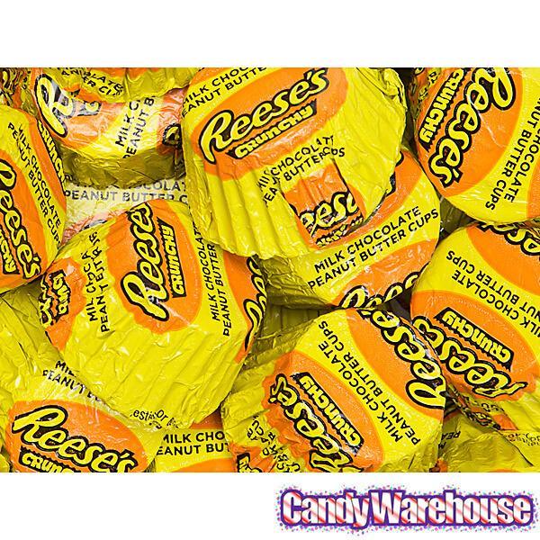 Reese's Crunchy Peanut Butter Cups Miniatures: 18-Ounce Bag - Candy Warehouse