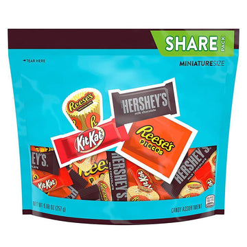 Reese's - Hershey - Kit Kat Candy Mix: 9-Ounce Bag - Candy Warehouse