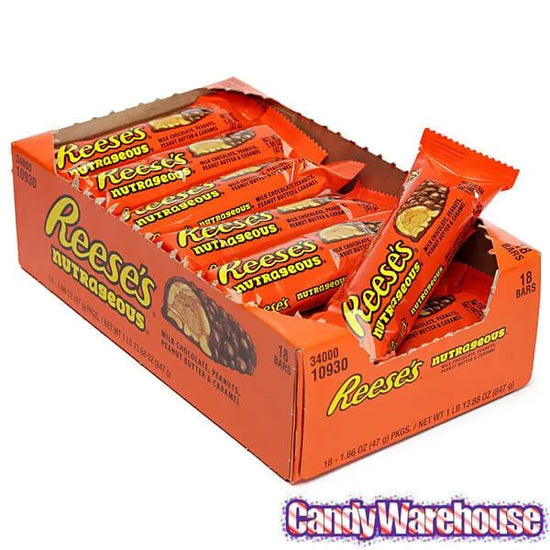Reese's NutRageous Candy Bars 18Piece Box Candy Warehouse