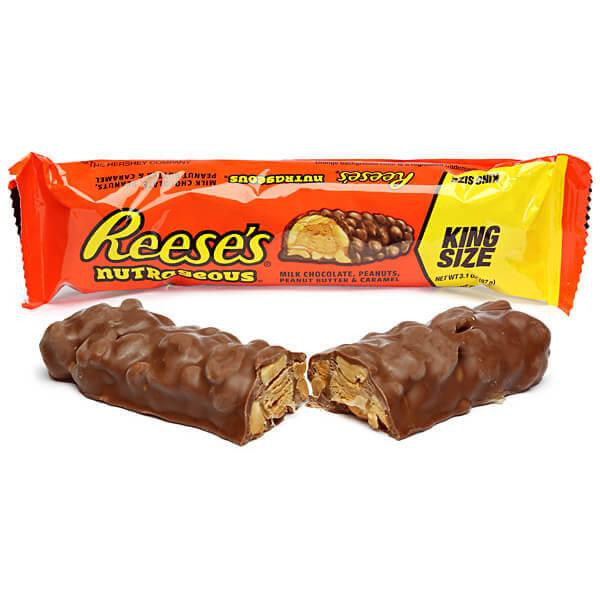 Reese's Nutrageous King Size Candy Bars: 18-Piece Box - Candy Warehouse