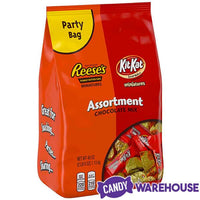 Reese's Peanut Butter Cups and Kit Kat Miniatures Bulk Candy: 2LB Bag - Candy Warehouse