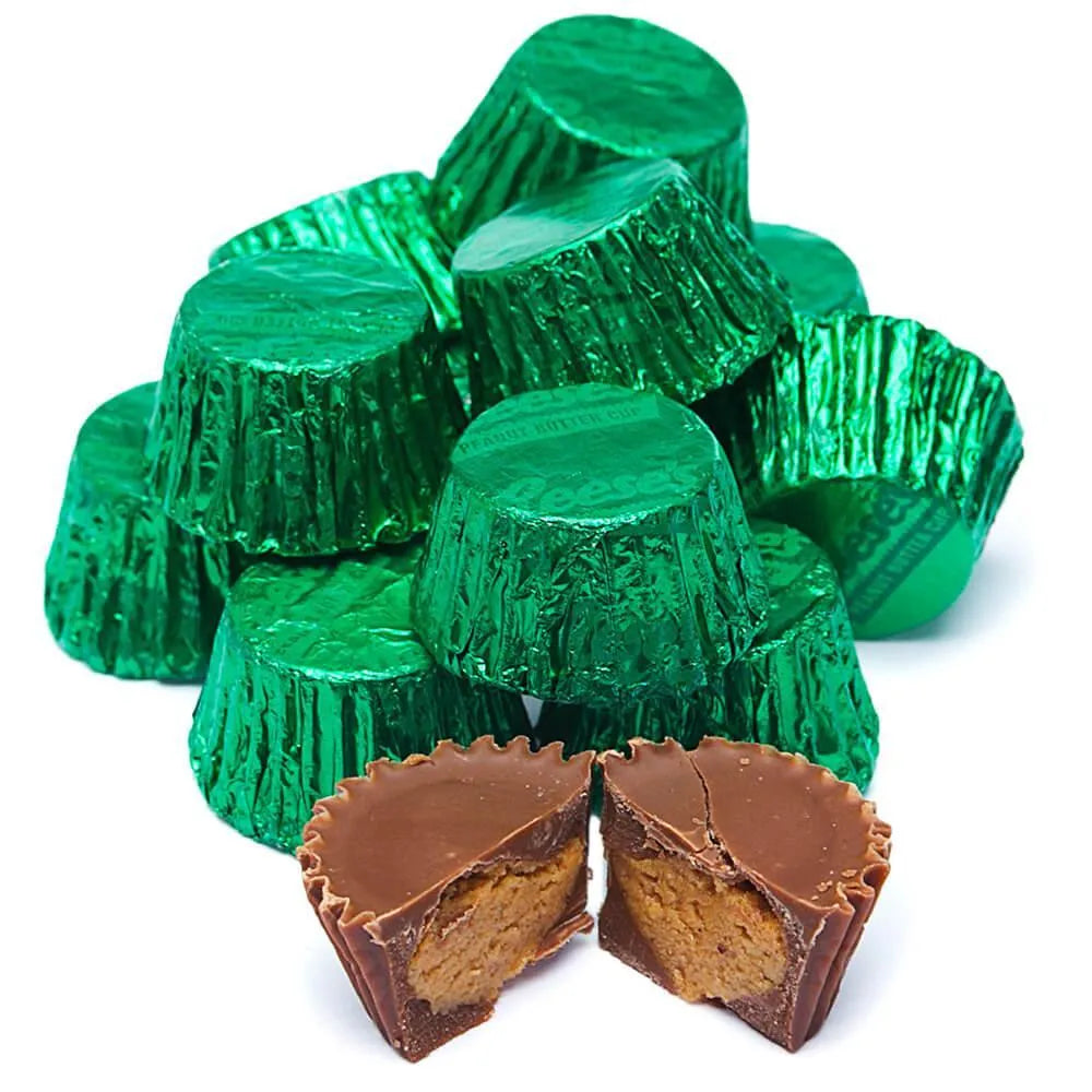 Reese's Peanut Butter Cups Miniatures - Dark Green: 200-Piece Bag ...