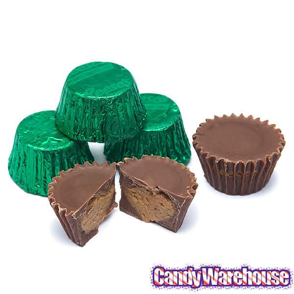 Reese's Peanut Butter Cups Miniatures - Dark Green: 200-Piece Bag - Candy Warehouse