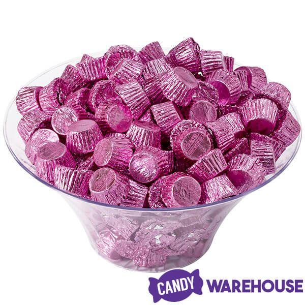 Reese's Peanut Butter Cups Miniatures - Pink: 200-Piece Bag - Candy Warehouse