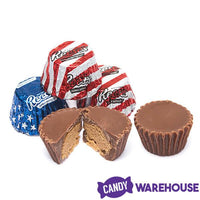 Reese's Peanut Butter Cups Miniatures - USA Flag: 12-Ounce Bag - Candy Warehouse
