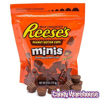Reese's Peanut Butter Cups Minis Candy: 7.6-Ounce Bag - Candy Warehouse