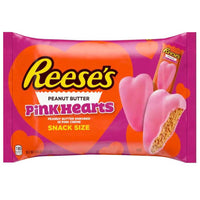 Reese's Peanut Butter Filled Pink Chocolate Hearts: 15-Piece Bag - Candy Warehouse