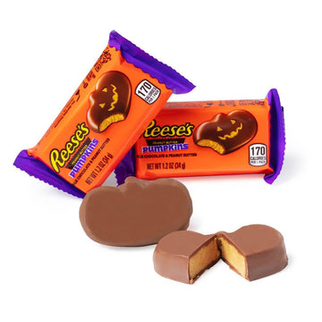 Reese's Peanut Butter Milk Chocolate Pumpkins: 36-Piece Box - Candy Warehouse