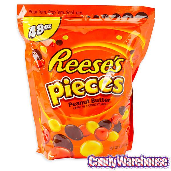 Reese's Pieces Candy: 48-Ounce Bag - Candy Warehouse
