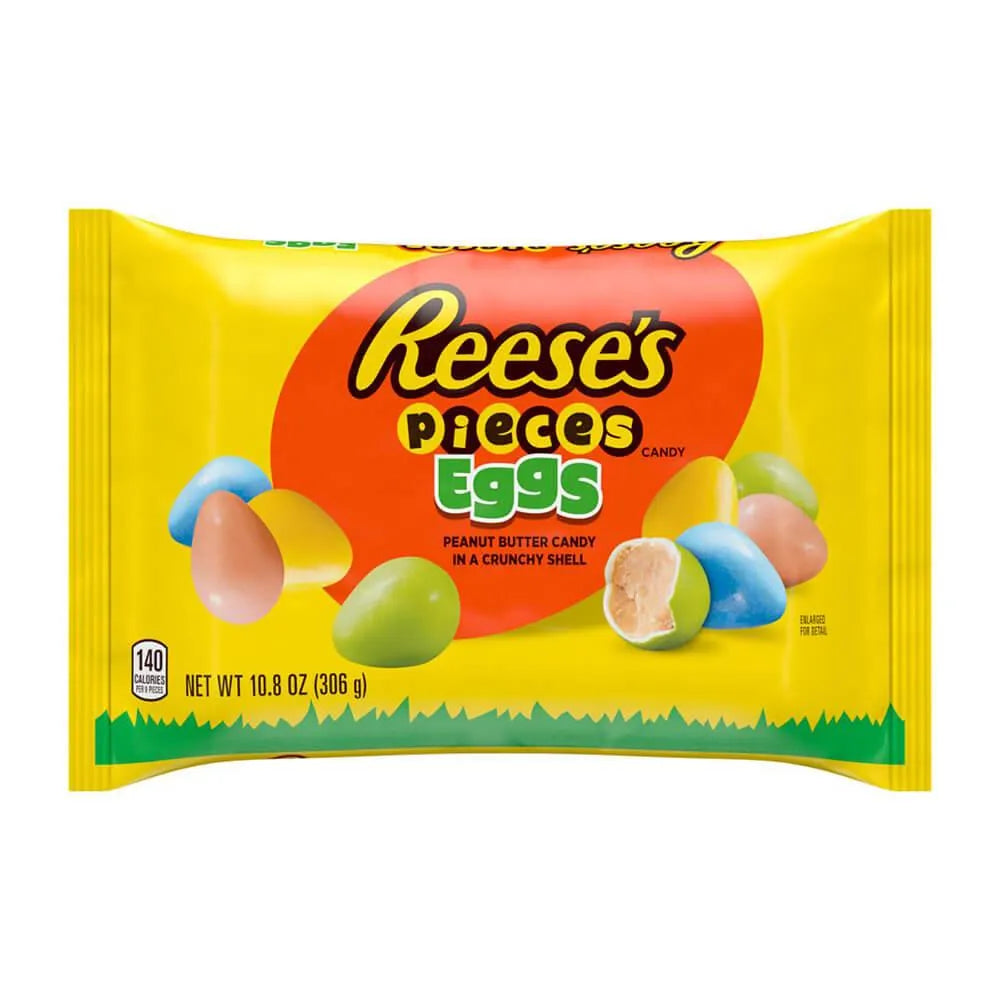 Reese's Pieces Pastel Easter Eggs Candy 10.8Ounce Bag Candy Warehouse