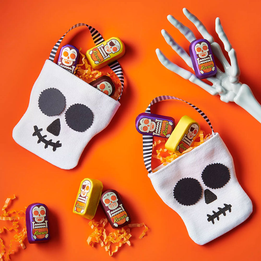 Reese's Halloween Milk Chocolate Peanut Butter Skeletons: 9-Ounce Bag
