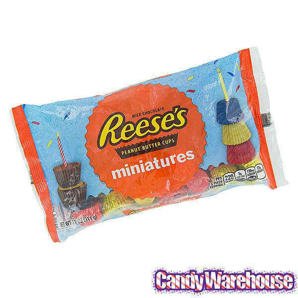 Reeses Party Peanut Butter Cups Miniatures: 11-Ounce Bag - Candy Warehouse