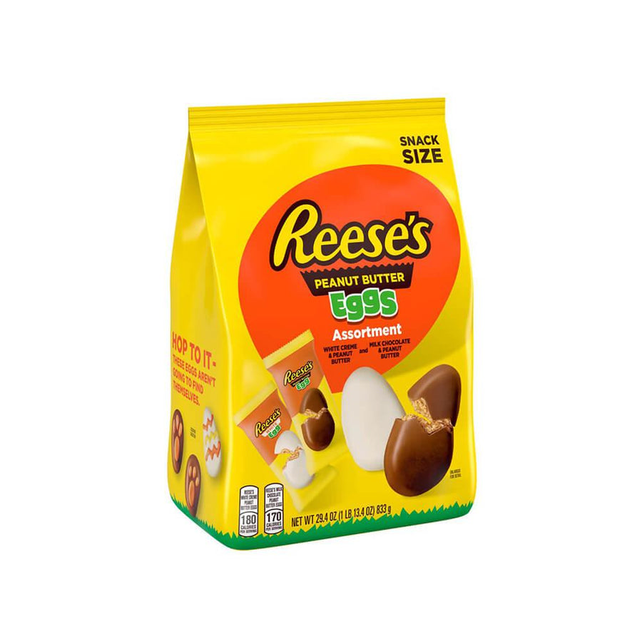 Reeses Peanut Butter Assorted Chocolate Eggs: 50-Piece Bag - Candy Warehouse