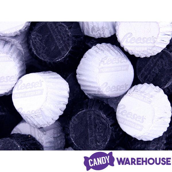 Reeses Peanut Butter Cups Color Combo - Black and White: 400-Piece Box - Candy Warehouse