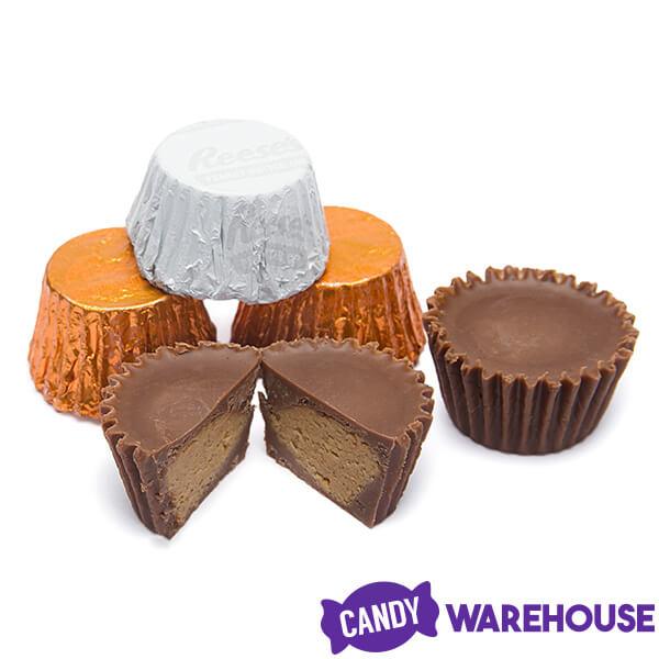 Reeses Peanut Butter Cups Color Combo - Orange and White: 400-Piece Box - Candy Warehouse