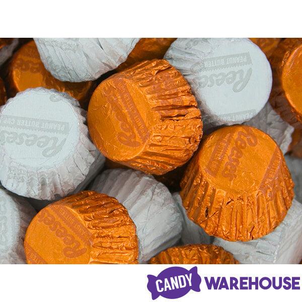 Reeses Peanut Butter Cups Color Combo - Orange and White: 400-Piece Box - Candy Warehouse