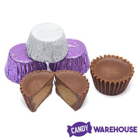 Reeses Peanut Butter Cups Color Combo - Purple and White: 400-Piece Box - Candy Warehouse